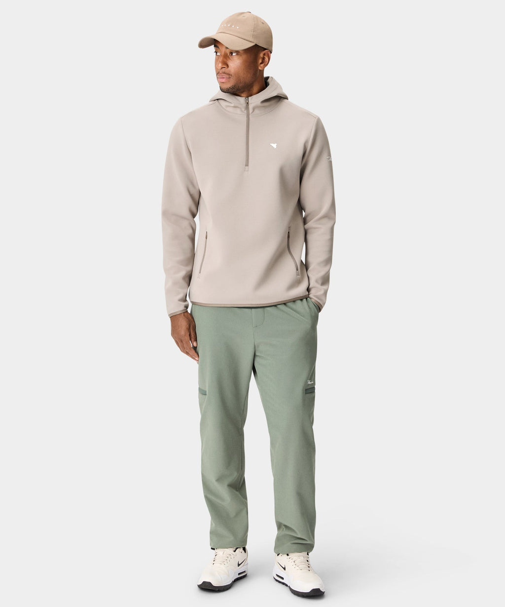 Therma Zip Hoodie - Taupe