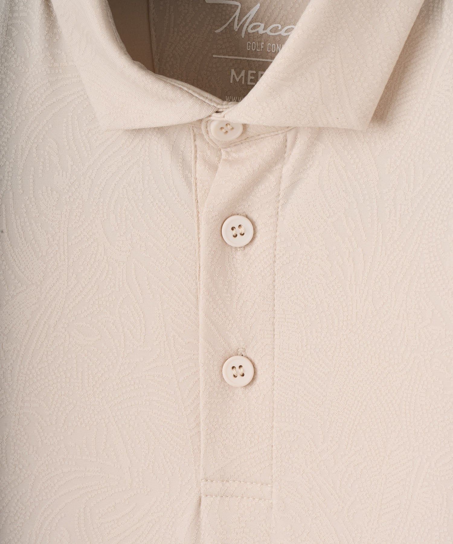 Men's Paisley Core Polo Shirt - Tan
