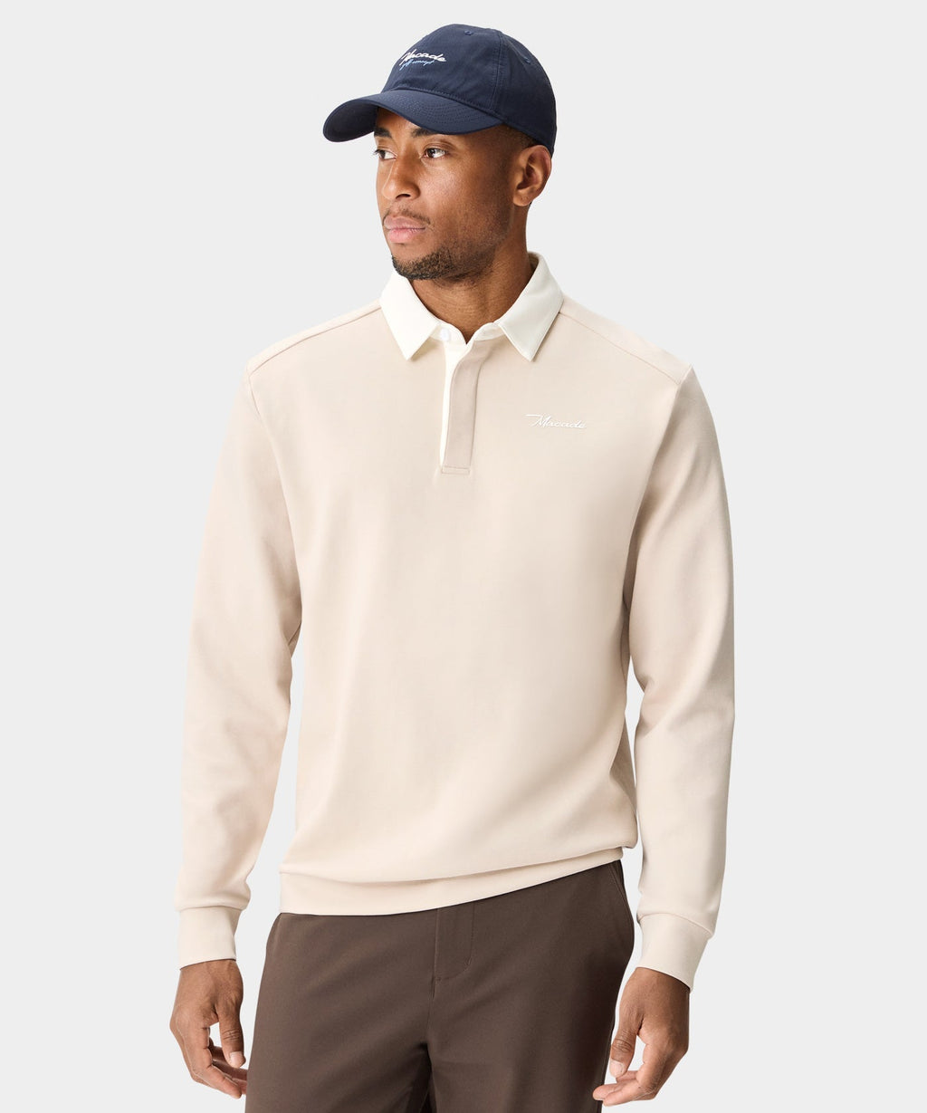 Blades Tan Polo Sweatshirt