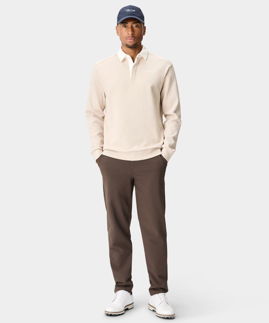 Blades Tan Polo Sweatshirt