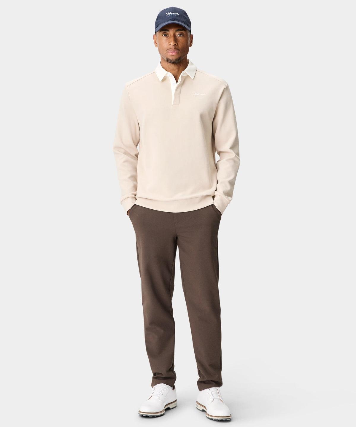 Blades Tan Polo Sweatshirt