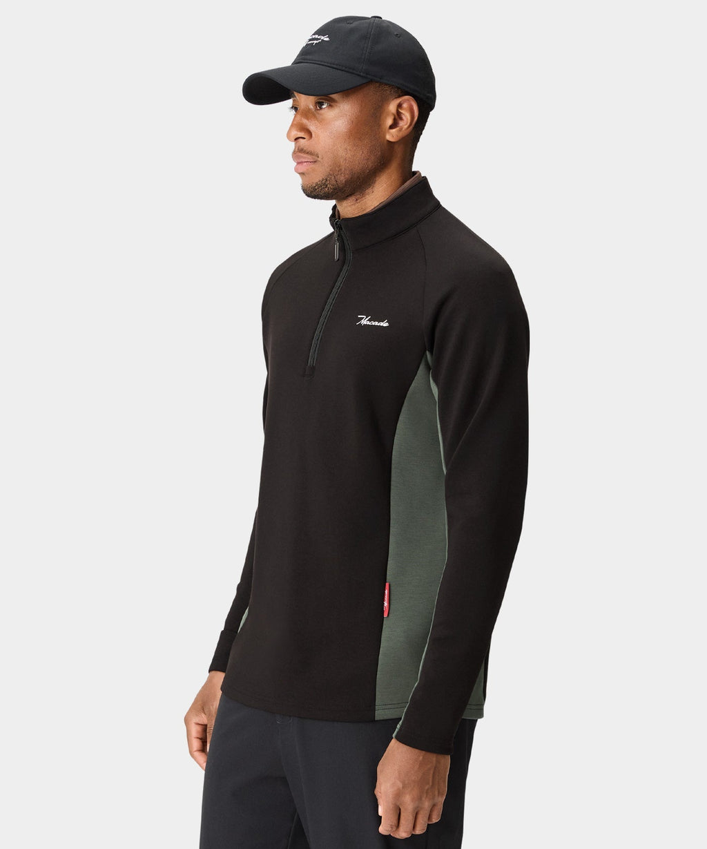 Black TX Course Quarter Zip