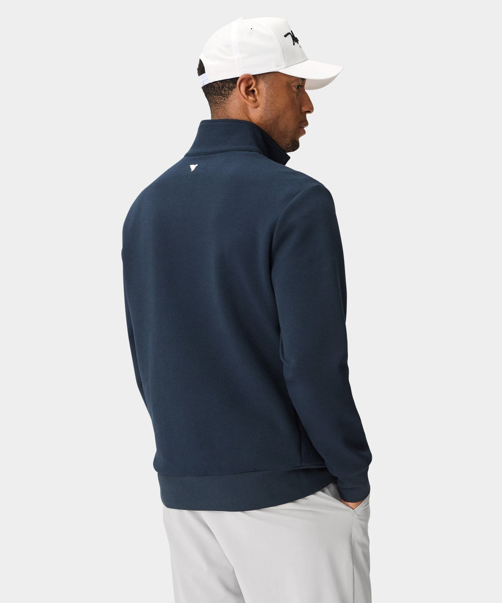 Navy Airlite Henley Sweater