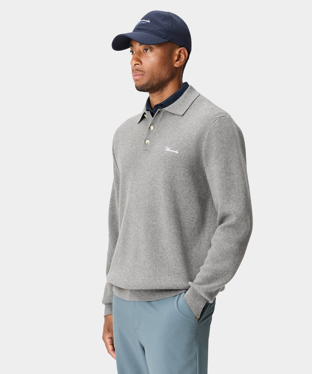 Grey Club Knit Polo