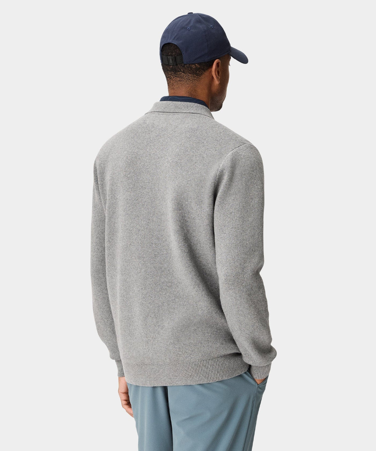 Grey Club Knit Polo
