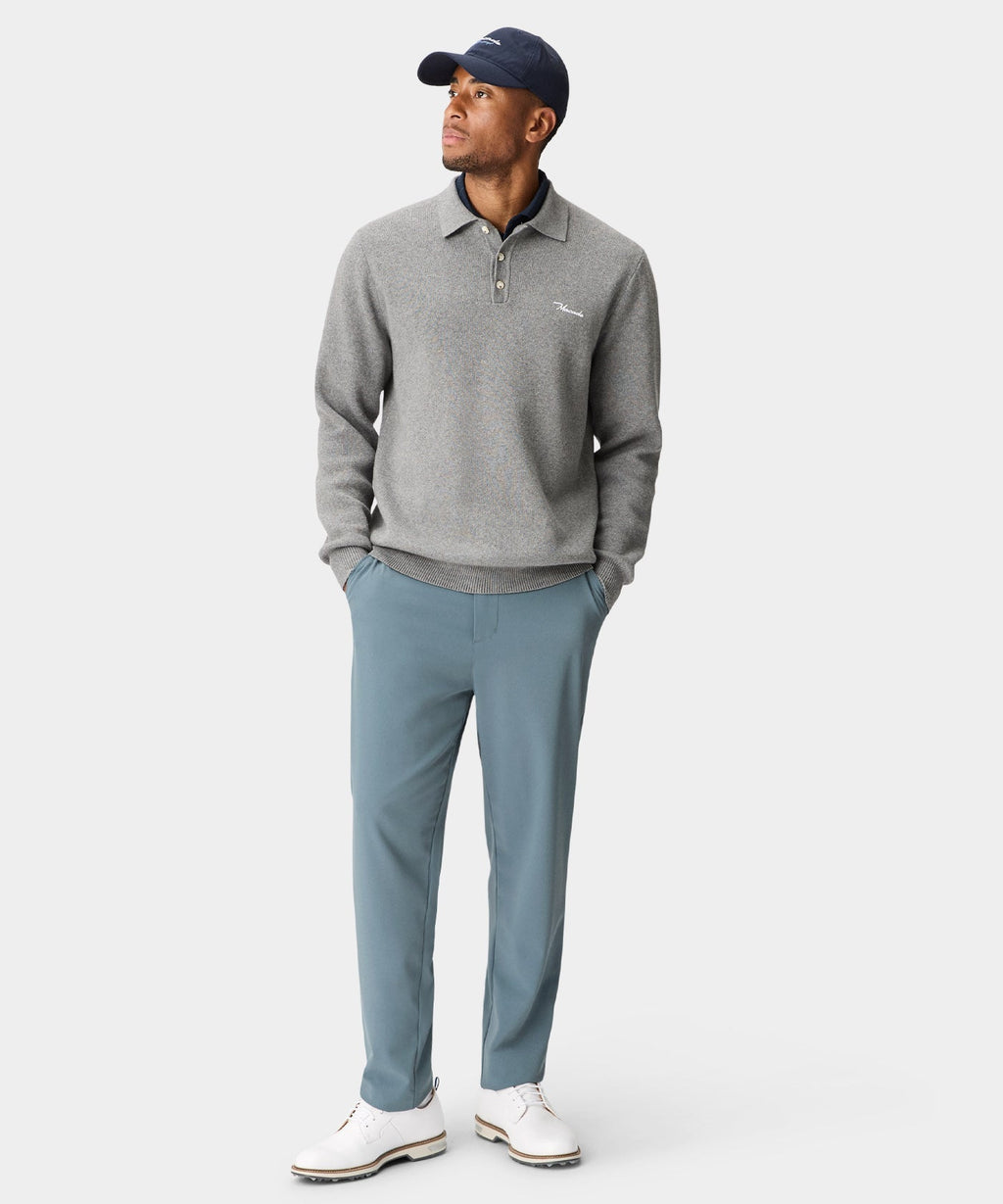 Grey Club Knit Polo