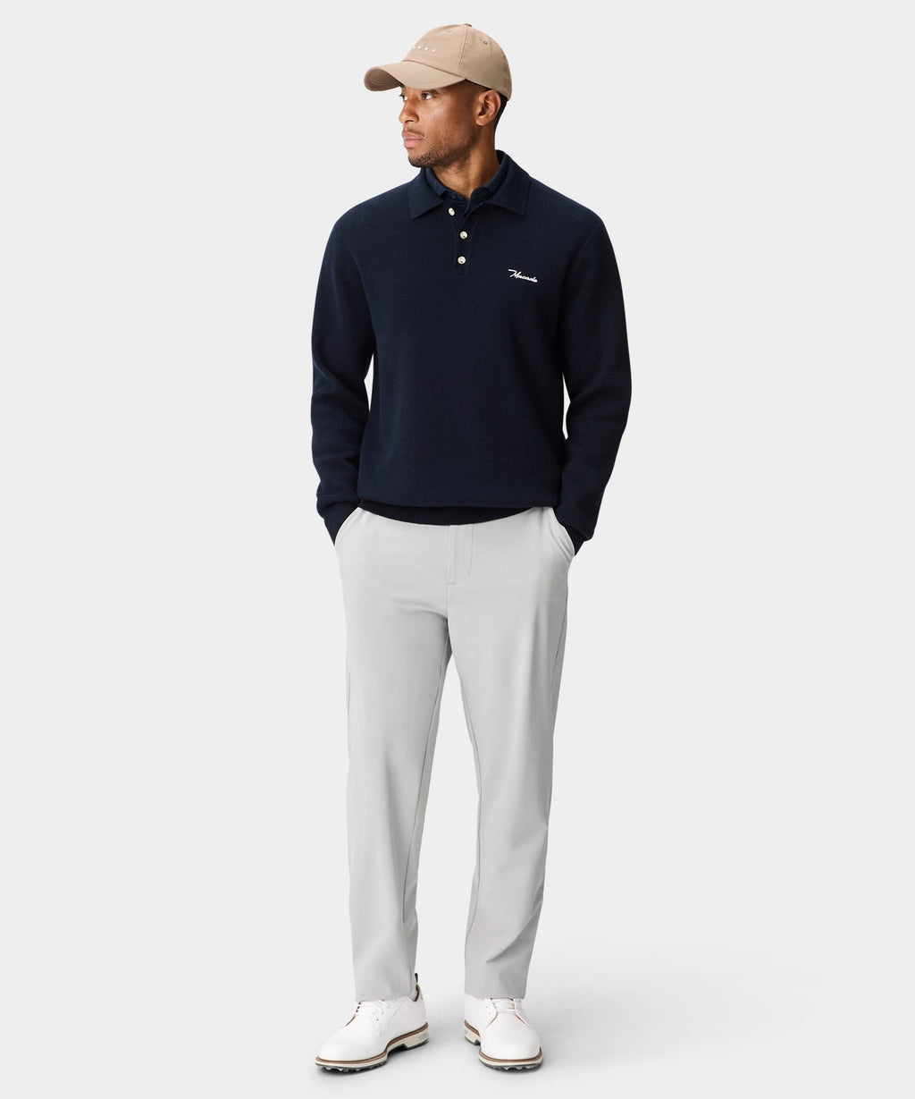 Navy Club Knit Polo