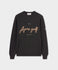 Men's Intarsia Knit Crewneck - Slate Grey