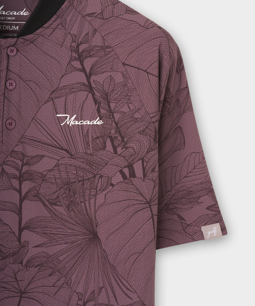 Men's Crew TR Bomber Shirt - Mauve