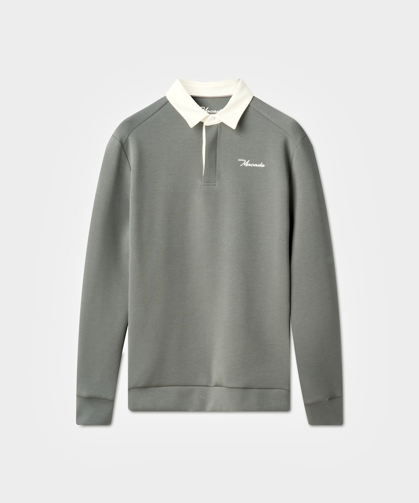 Men's Blades Polo Sweatshirt - Teal Gray