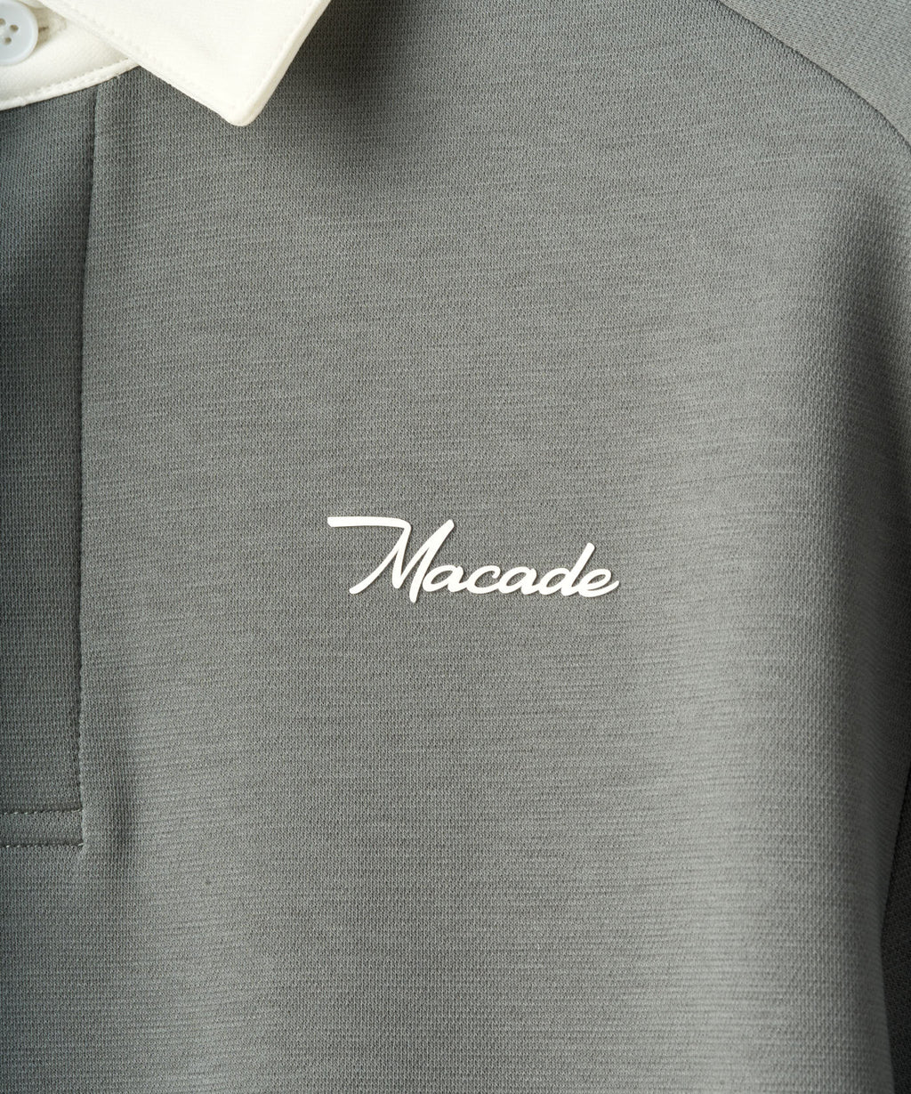 Men's Blades Polo Sweatshirt - Teal Gray