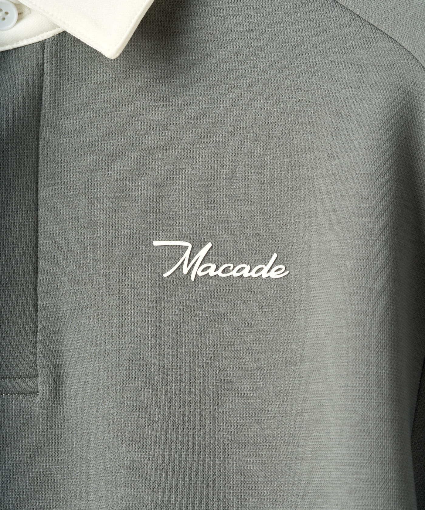 Men's Blades Polo Sweatshirt - Teal Gray