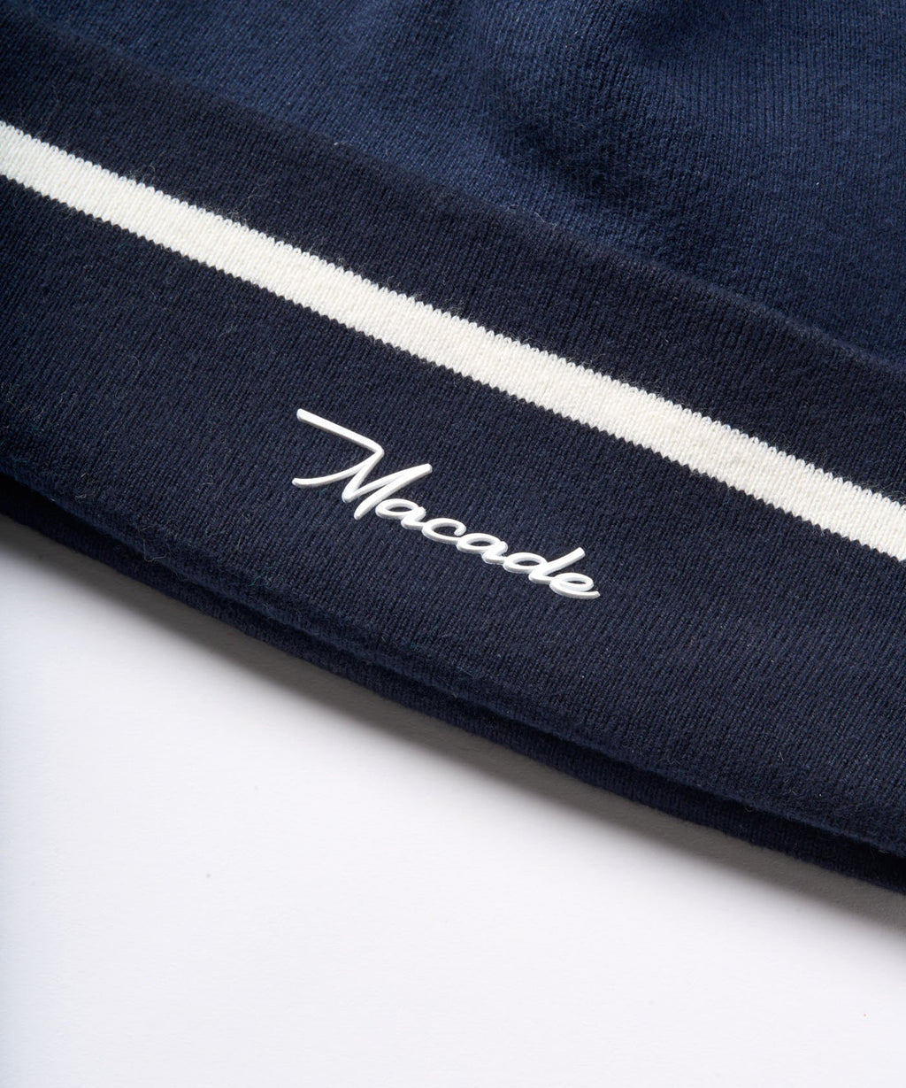 Blue Cashmere Blend Course Beanie