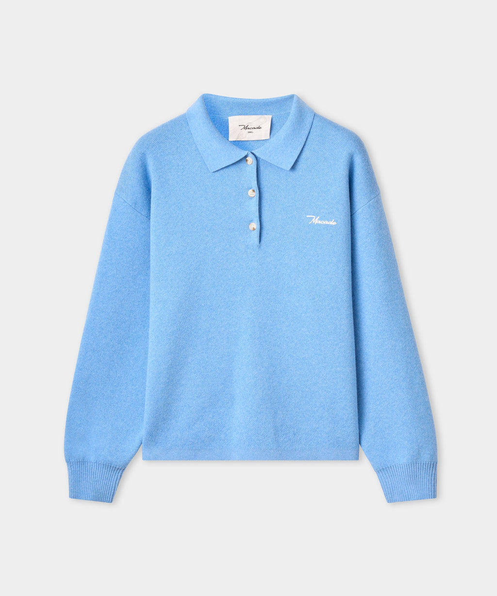 Ivy Sky Blue Knit Sweater