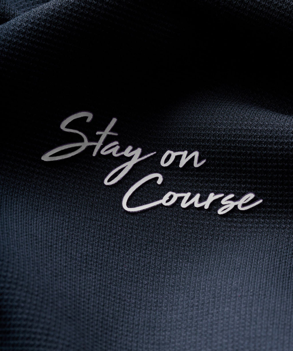 Navy Airlite Henley Sweater