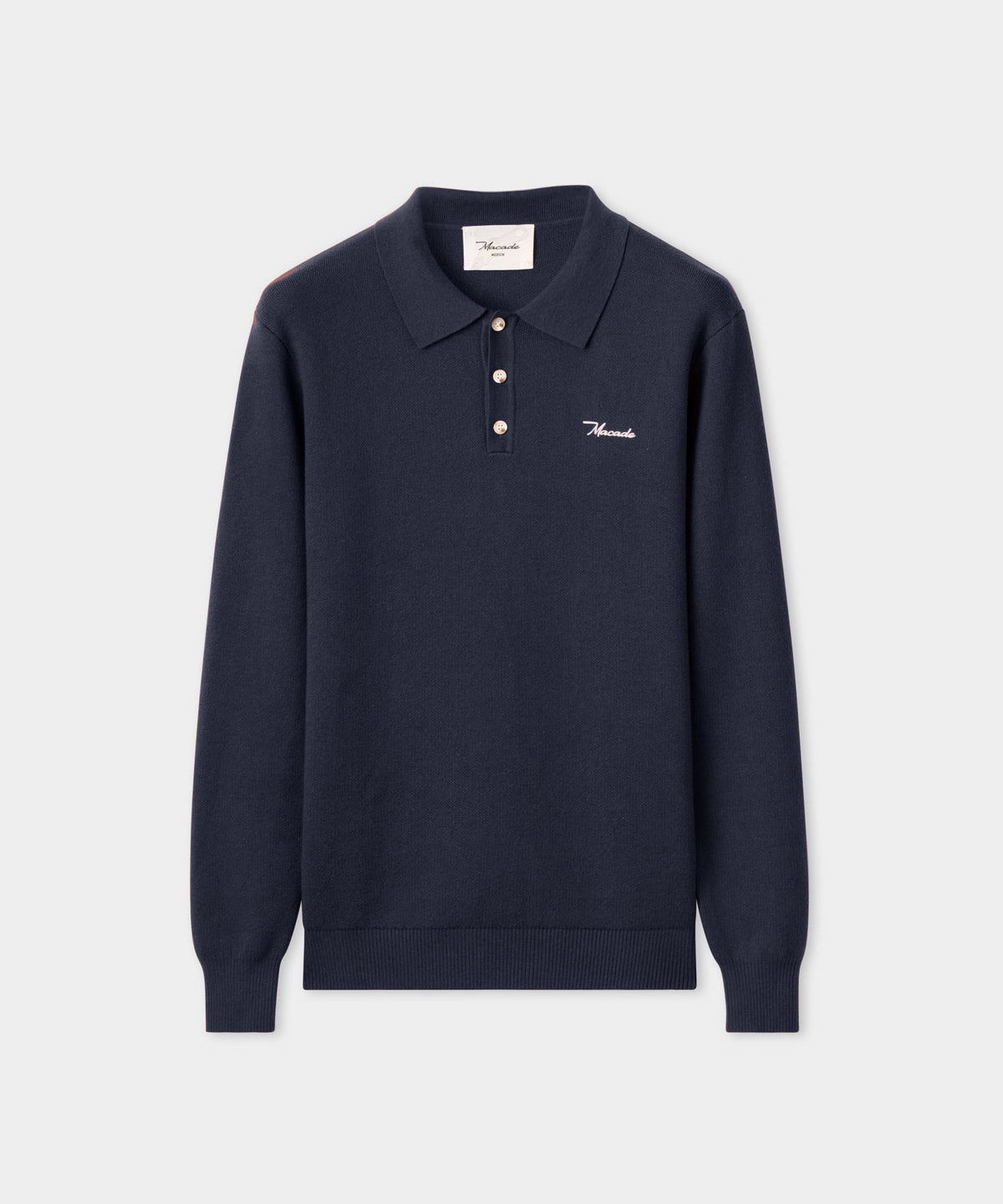 Navy Club Knit Polo