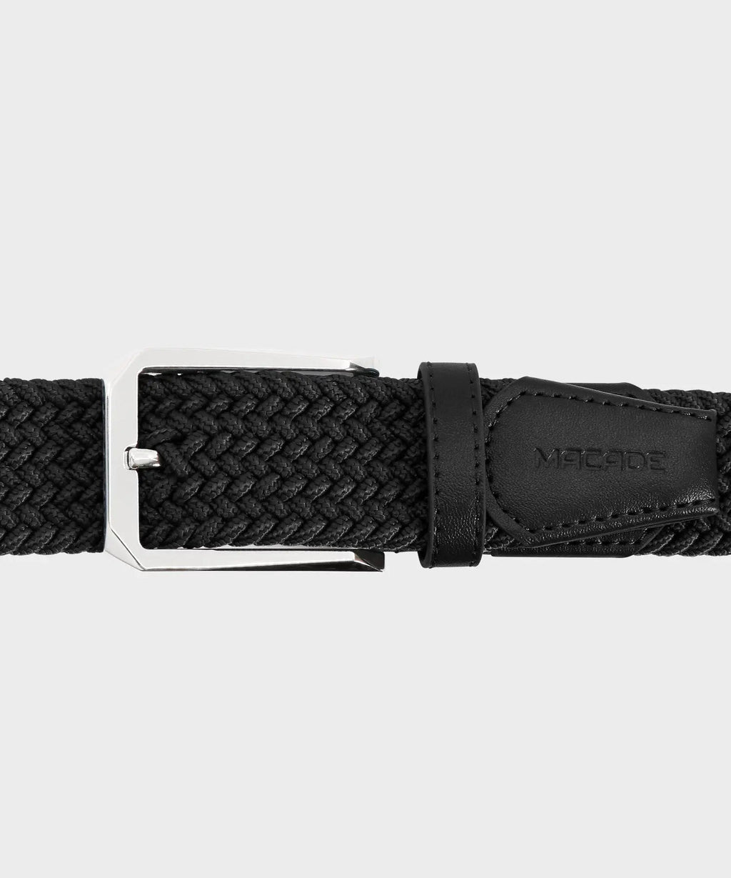 Men's Elastic Black Belt