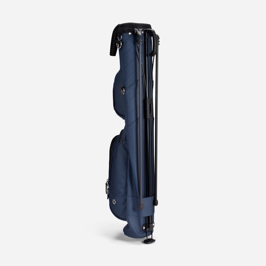 Pencil Stand Bag in Pebbled Navy
