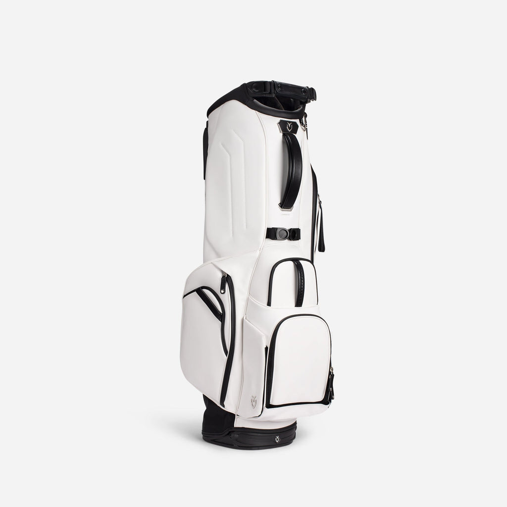 Player V Stand in Pebbled White