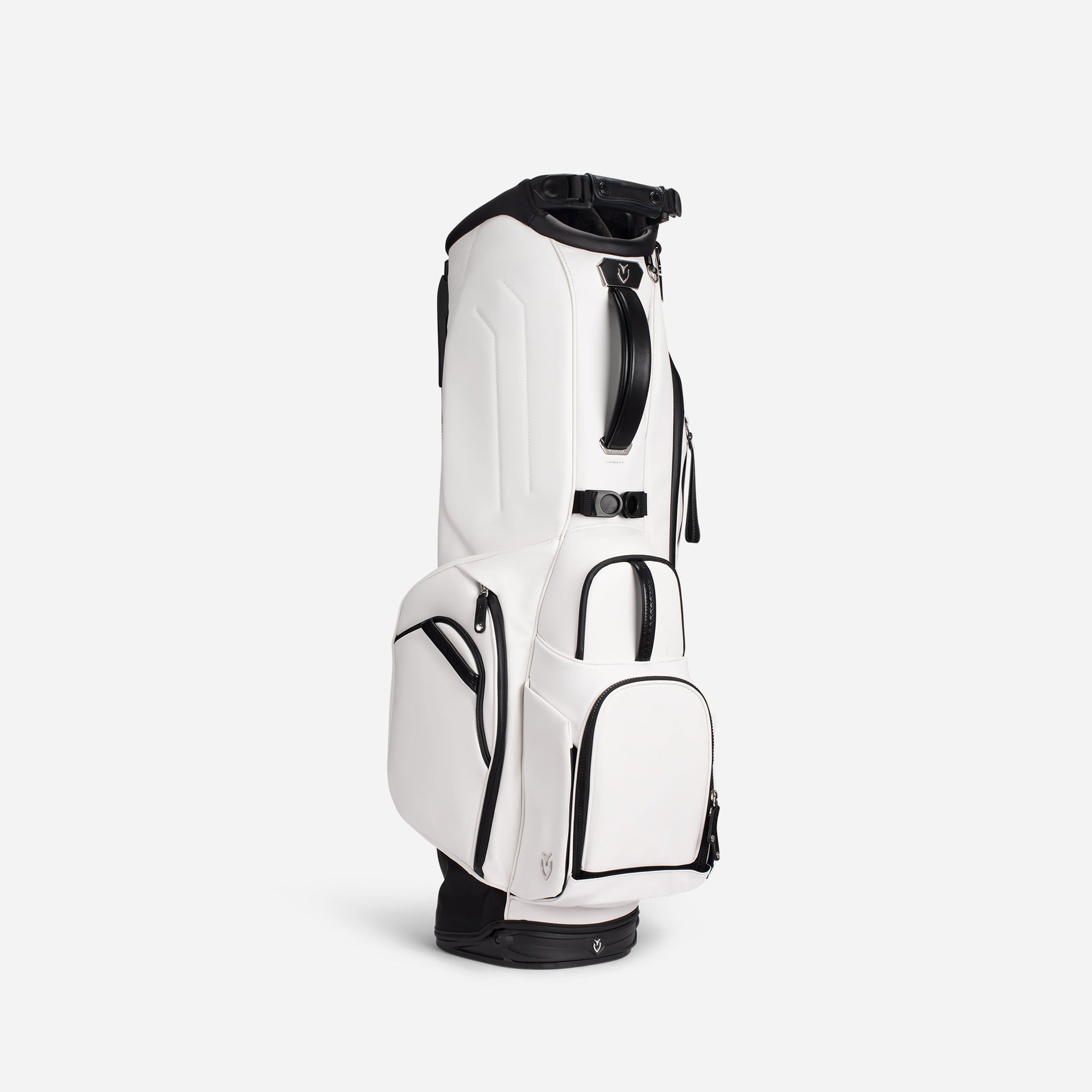 Player V Stand in Pebbled White