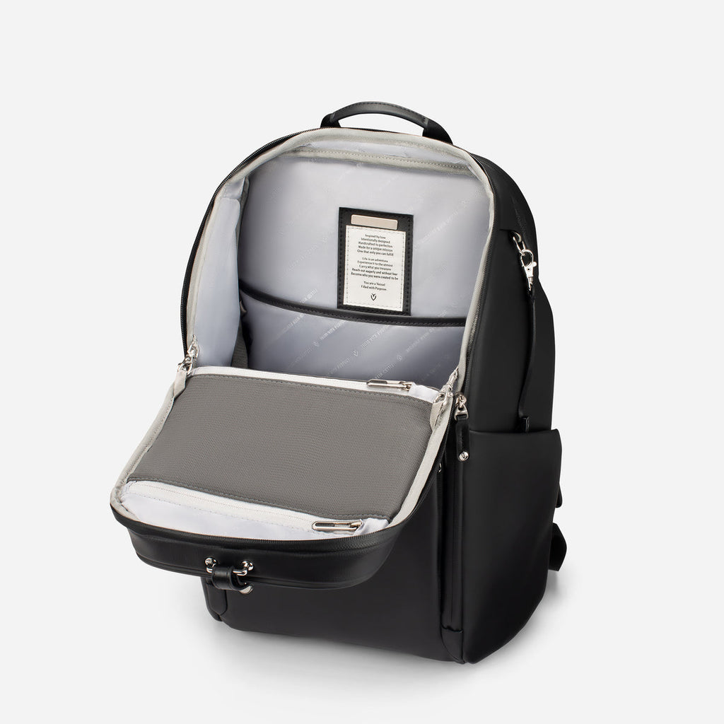 PrimeX 2.0 Backpack in Pebbled Black