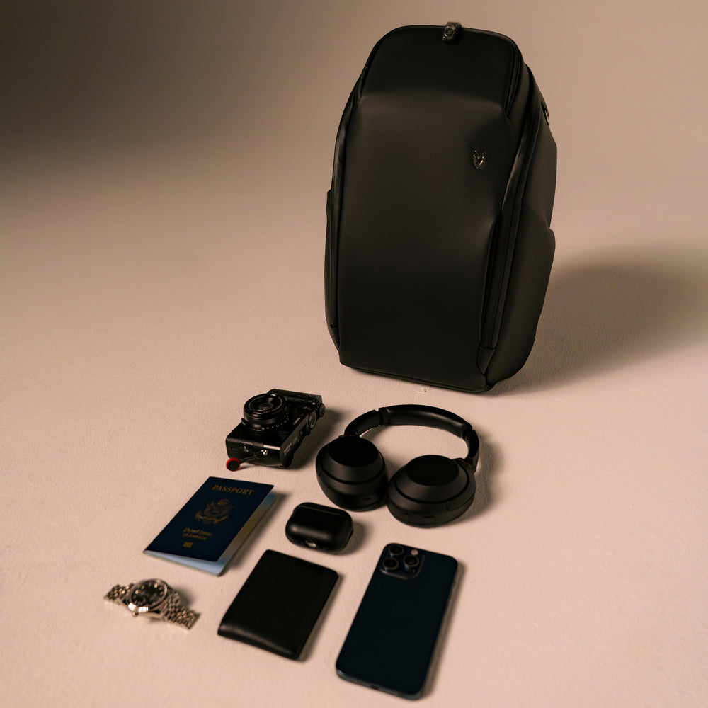PrimeX 2.0 Plus Backpack in Pebbled Black