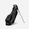 Sunday IV Leather Stand in Croc Black Leather