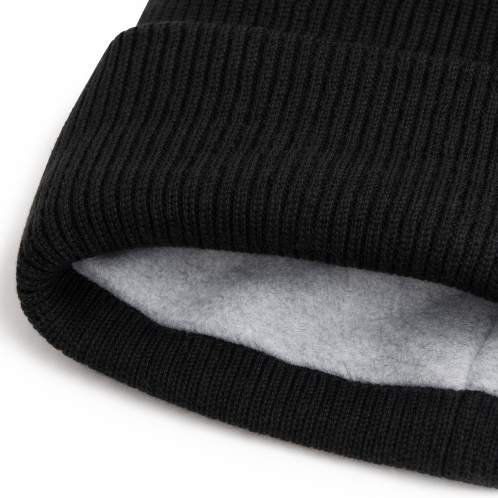 Vessel Beanie Hat in Black