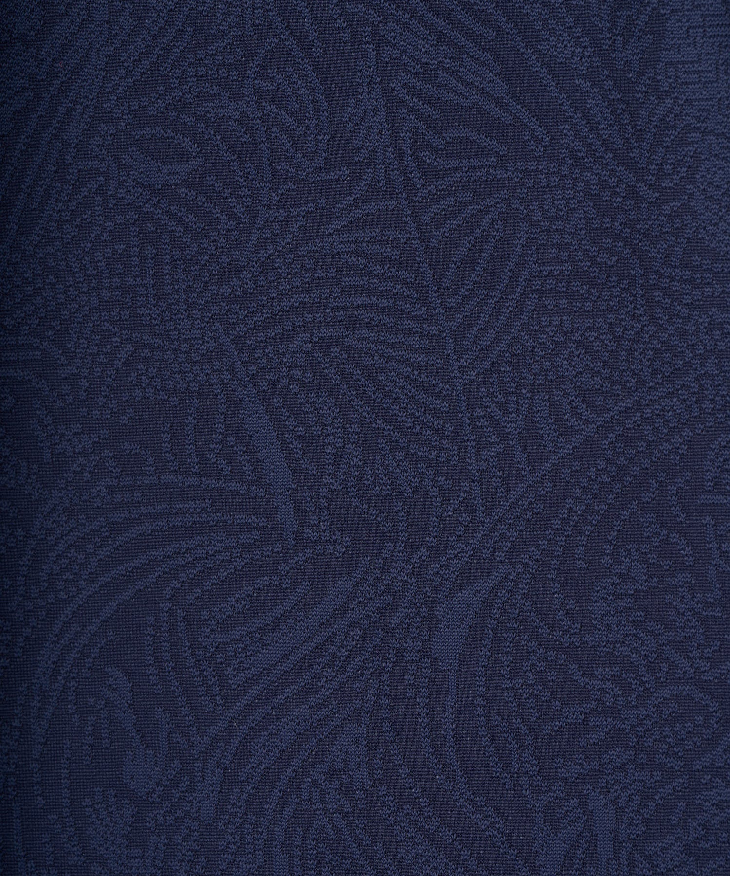Women's Lace Paisley Zip Shirt - Navy