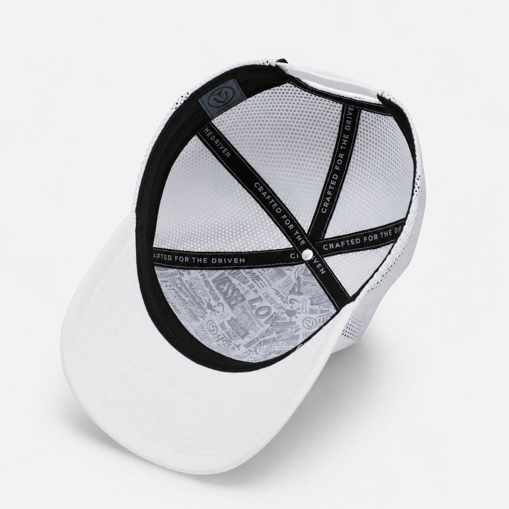 Tour Performance Mesh Hat White
