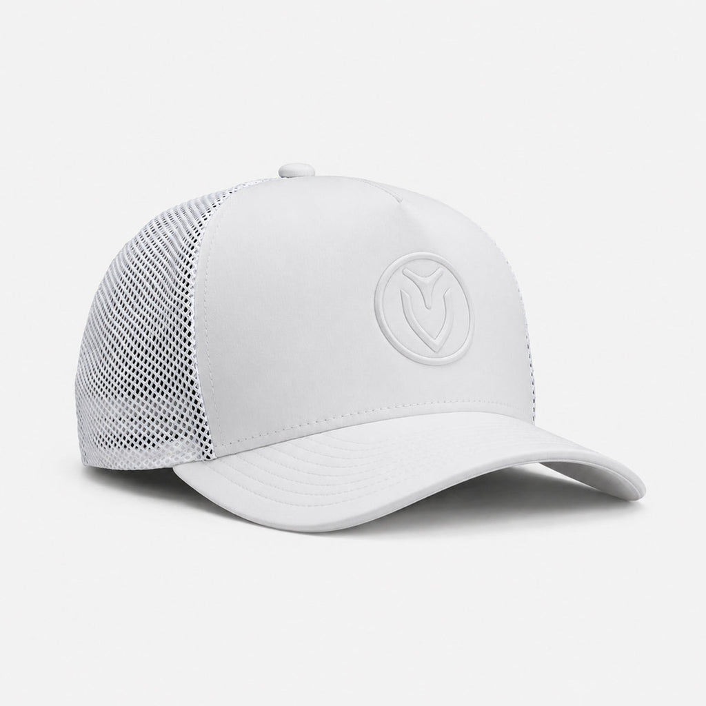 Tour Performance Mesh Hat White