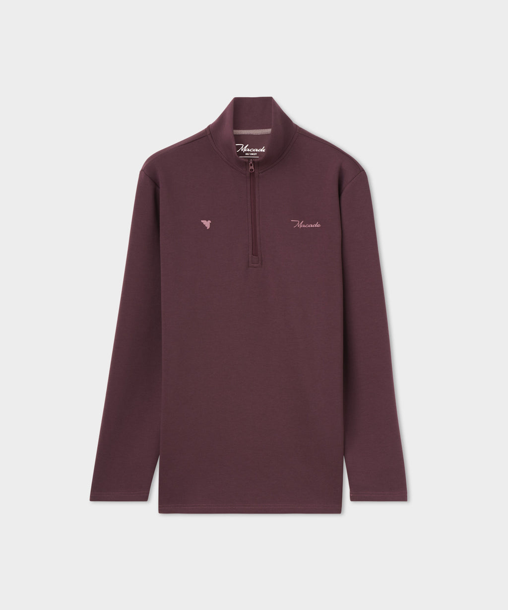 Women's Zoe Flex Quarter Zip - Mauve