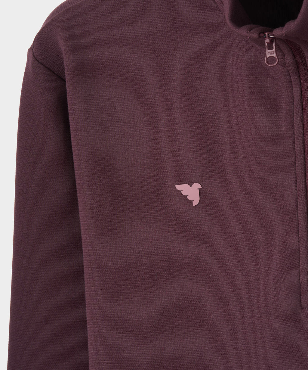 Women's Zoe Flex Quarter Zip - Mauve