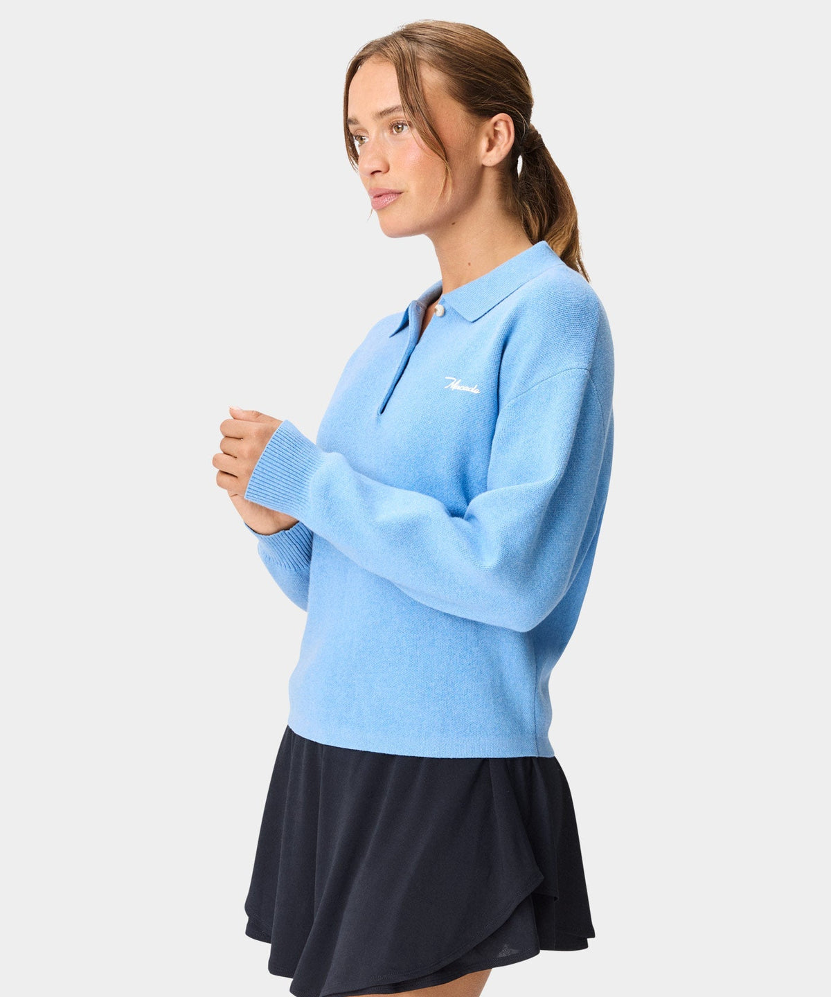 Ivy Sky Blue Knit Sweater