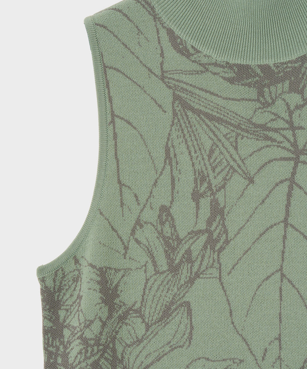 Women's Paige Sleeveless Shirt - Green Palm