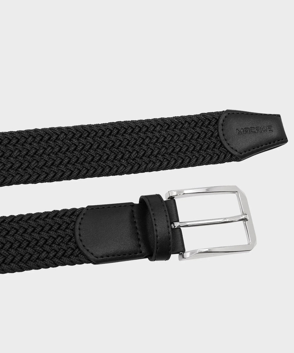 Women's Elastic Black Belt
